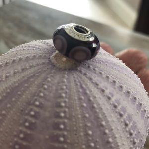Pandora purple 💜 glass charm